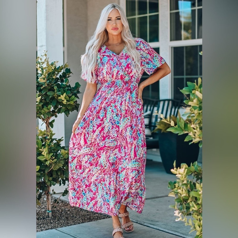 A Summer Story Maxi Multicolor Dress